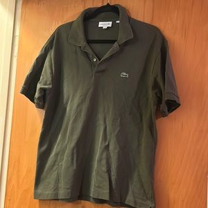 Men’s Classic Fit Lacoste Dark Green Polo